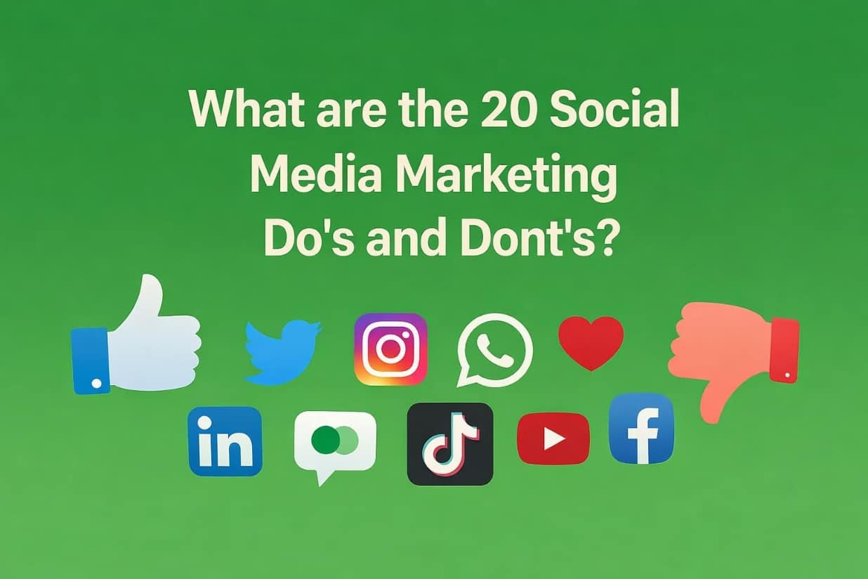 Social media marketing do d and dont s banner