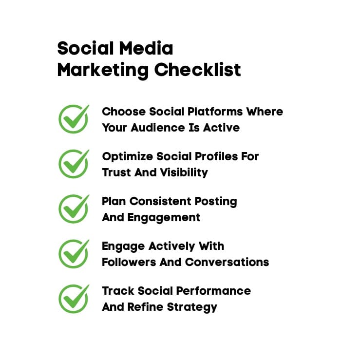 The Complete Digital Marketing Checklist For Businesses 8 An Infographic on Social Media Marketing Checklist