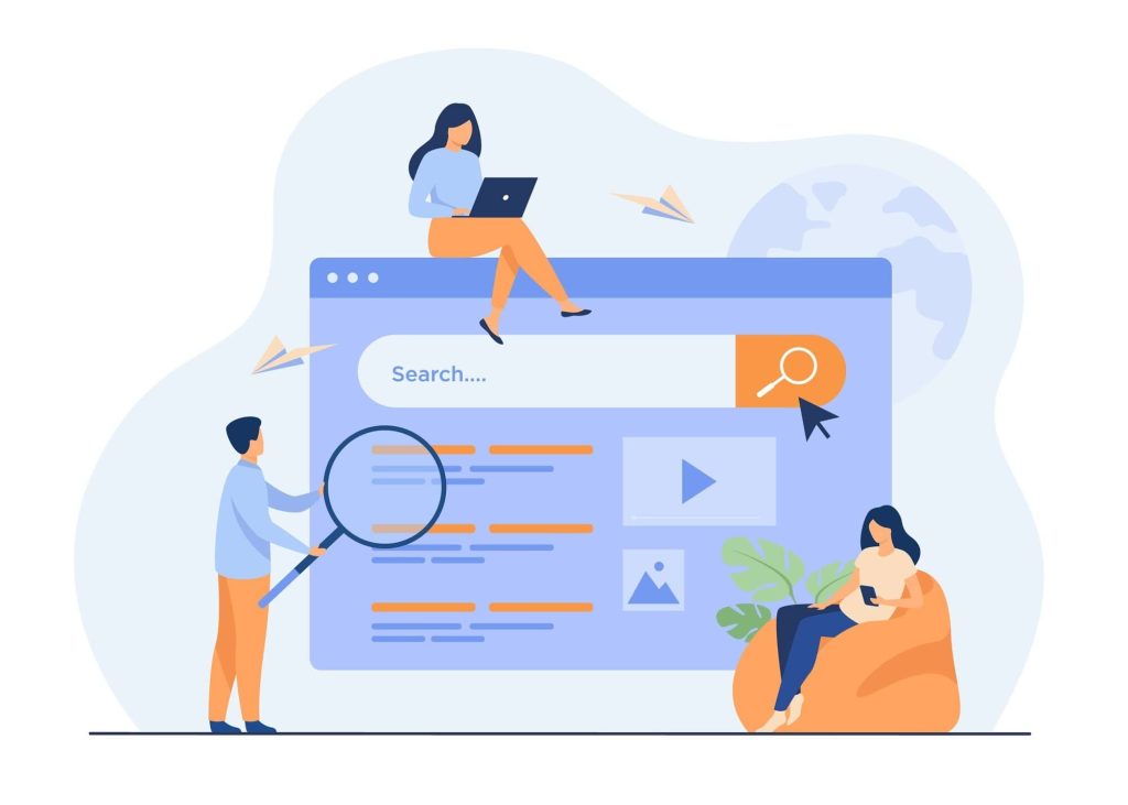 Illustration of SEO