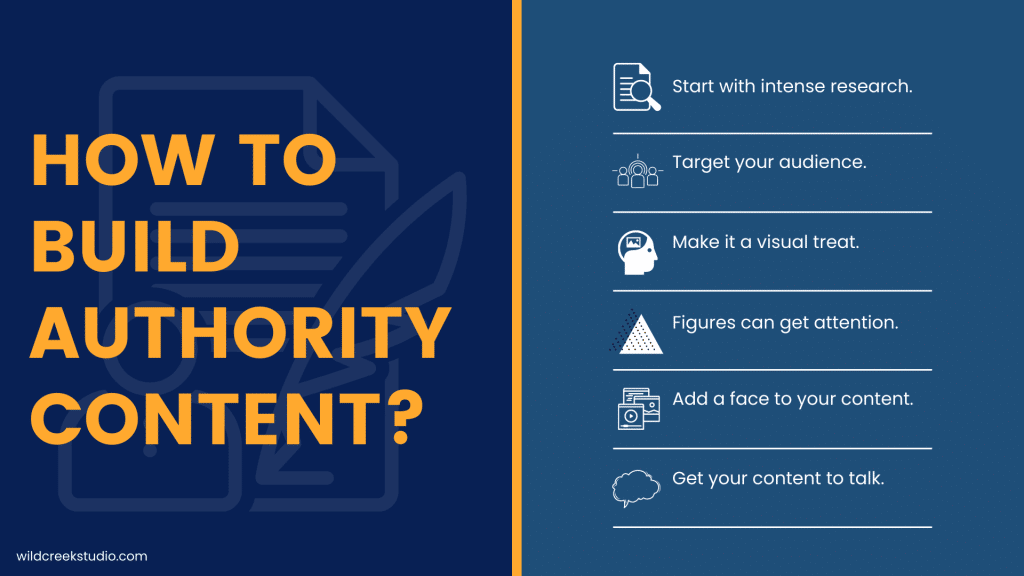How to build authority content