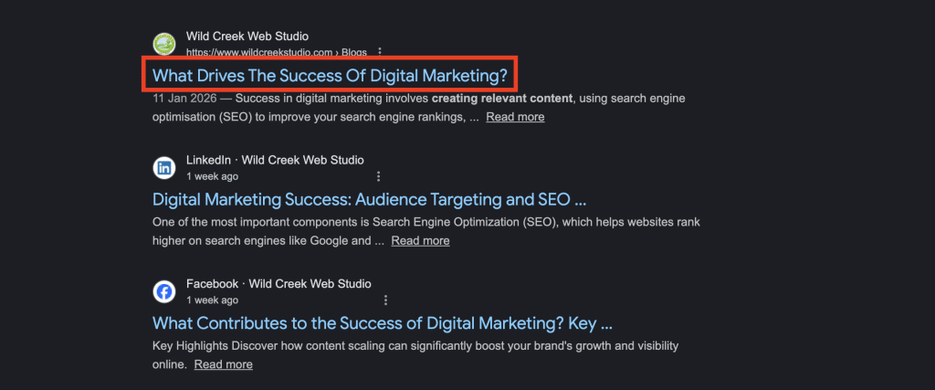 What Are the 15 On-Page SEO Factors You Can’t Miss in 2026? 2 Screenshot showing title tag