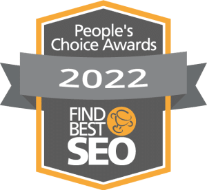 Ranked #2 in the 2022 People's Choice Awards by FindBestSEO.