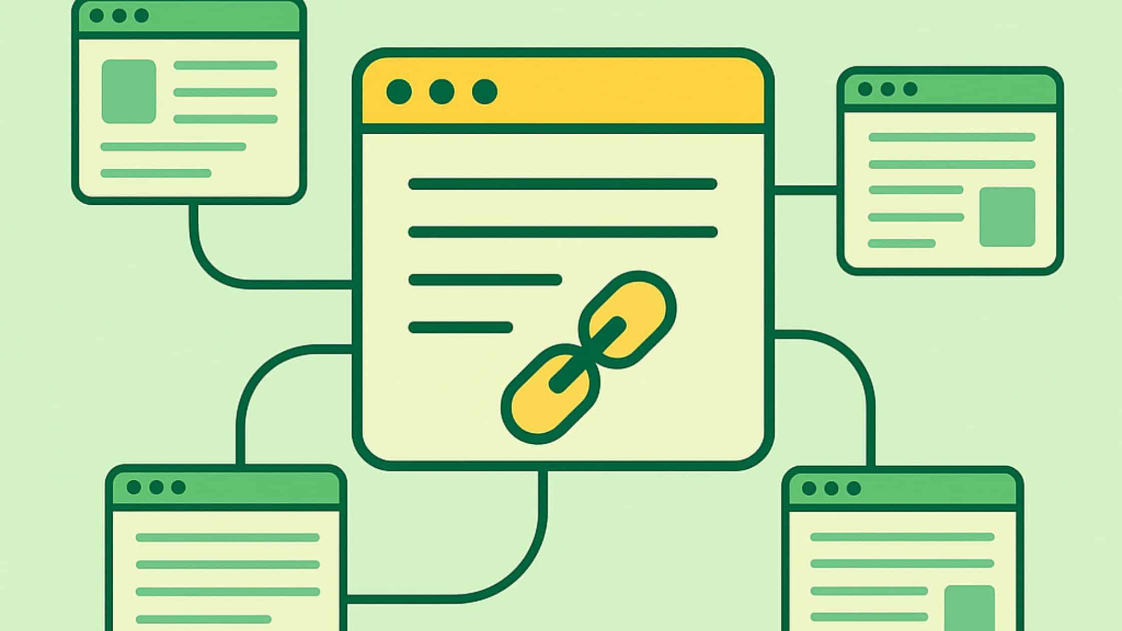 Illustration of a website s internal linking structure for SEO