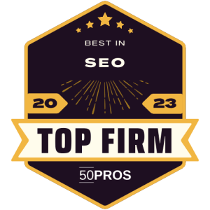 Recognized as a Top 50 SEO Company by 50Pros.com
