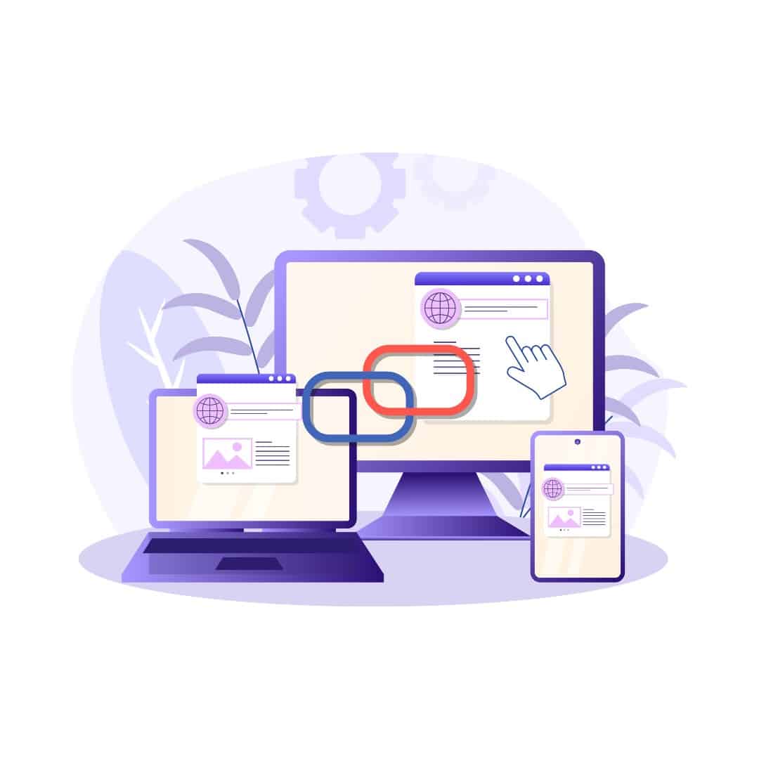 Illustration of linked devices