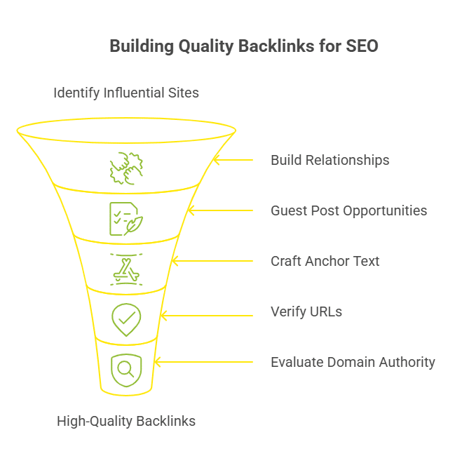 Infographic of How to Create Quality Links