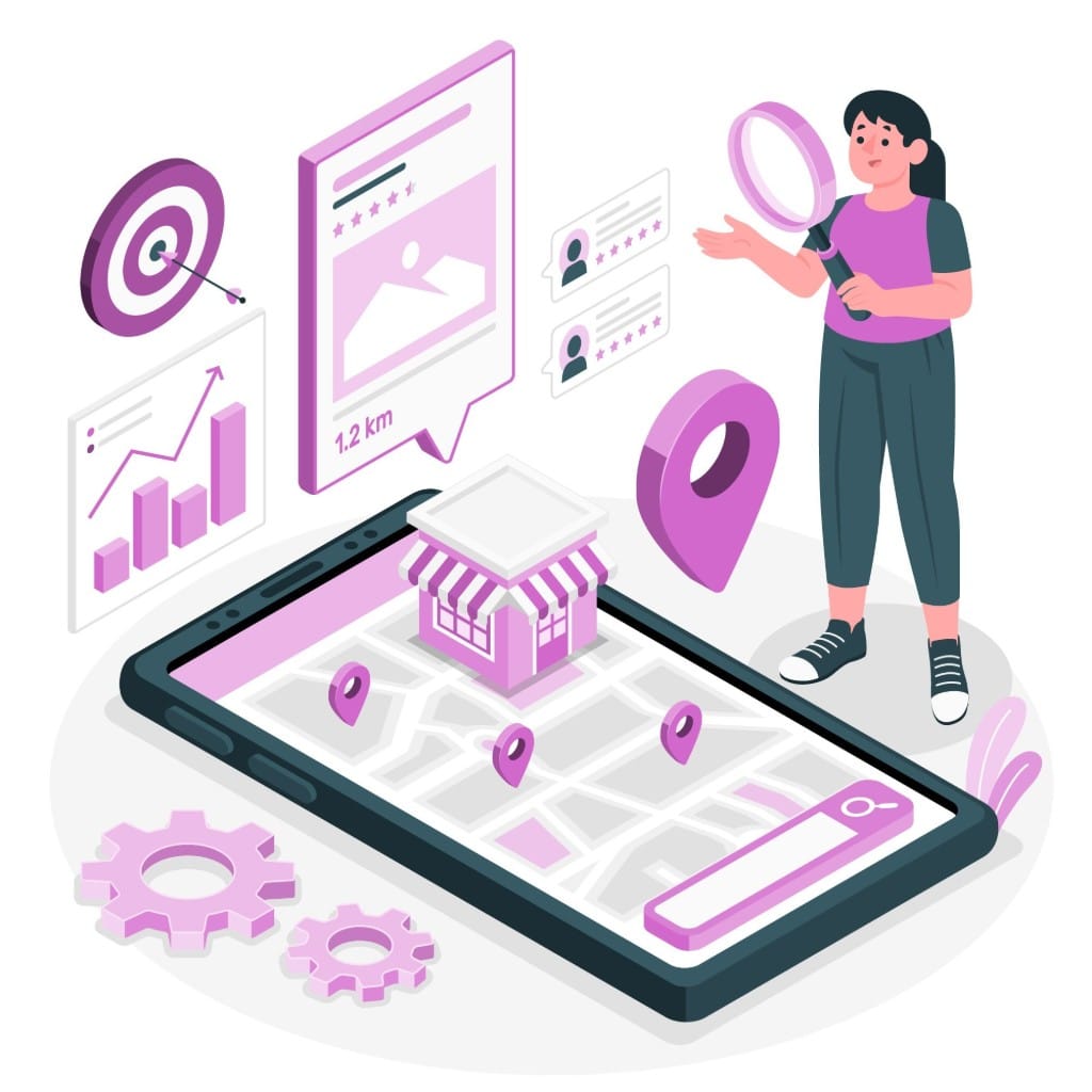 Illustration of local seo