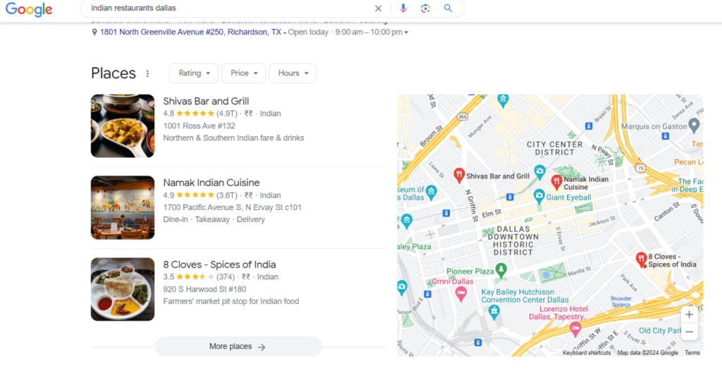 Local SEO in action