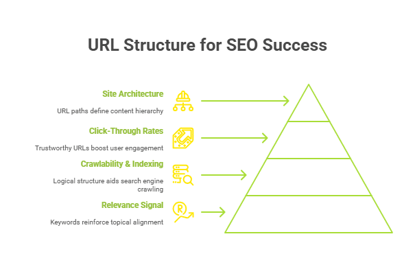 Infographic of Why URL Structure Matters for SEO