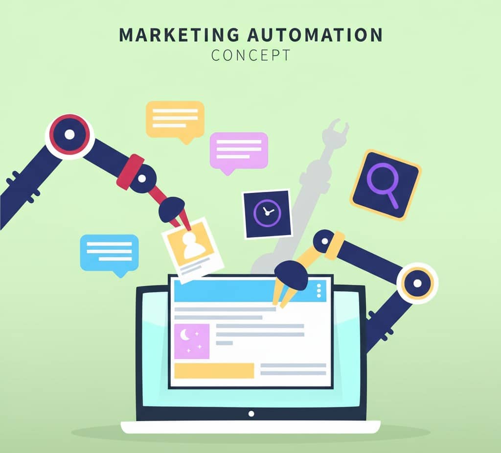 Marketing Automation Concept