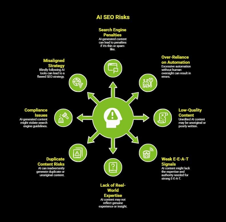 How SEO Services AI Are Transforming Growth? 5 Common Risks of AI SEO visual selection