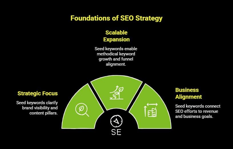 How Do Seed Keywords Shape a Winning SEO Strategy? 1 Infographic on Why Are Seed Keywords Important for SEO Strategy visual selection