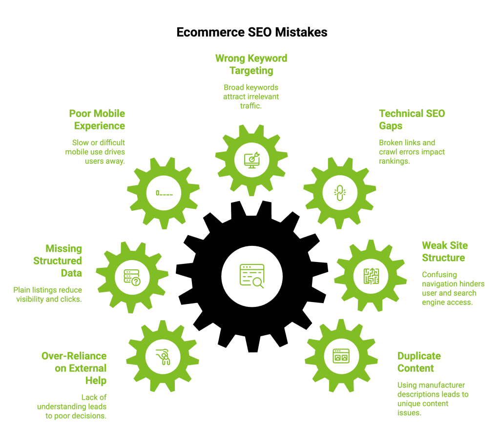 How to Improve SEO of Ecommerce Website? 15 Essential Tips 48 Infographic on Ecommerce SEO Mistakes