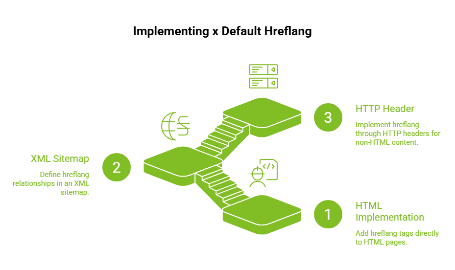 What Is The x Default Hreflang Tag in SEO? 11 Infographic on How Do You Implement x Default Hreflang Correctly visual selection